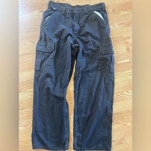 Mens Carhartt FR cat 2 canvas cargo pants size 34/30